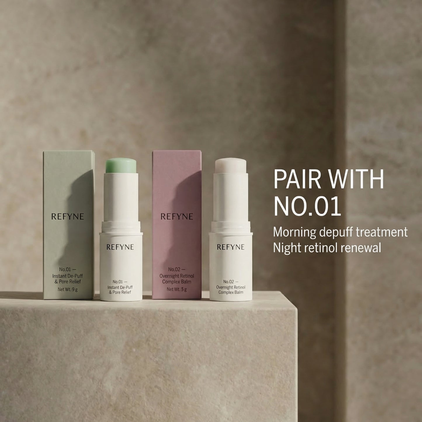 REFYNE No.02 – Overnight Retinol Complex Balm