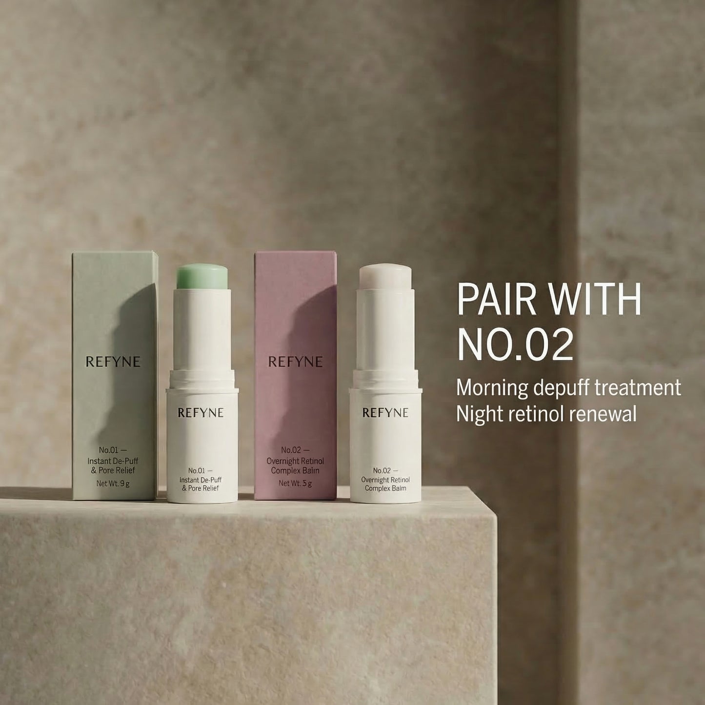 REFYNE No.01 – Instant De-Puff & Pore Relief