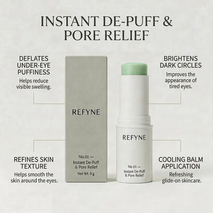 REFYNE No.01 – Instant De-Puff & Pore Relief